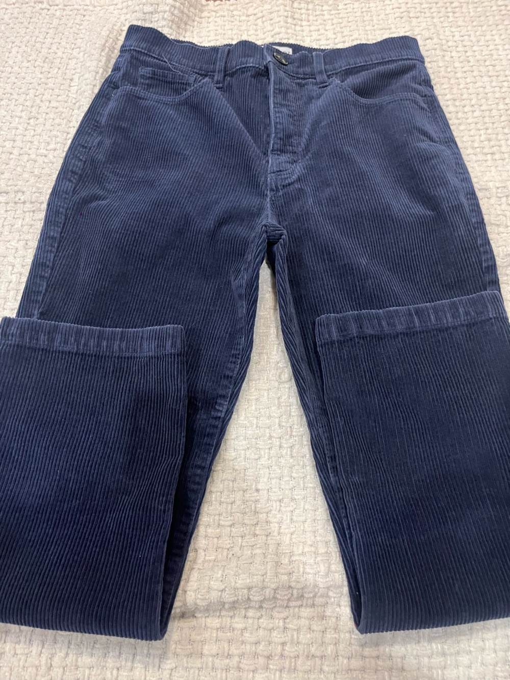 Loft Classic Navy Corduroy Pants